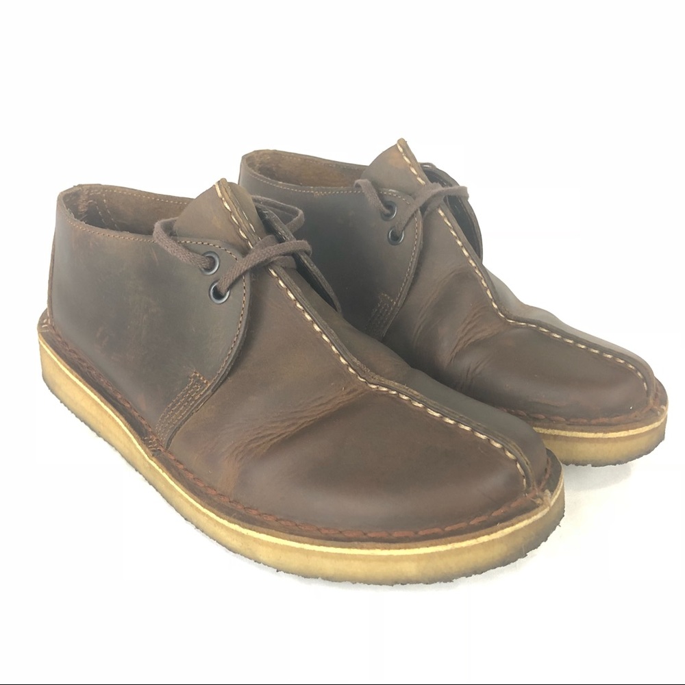 Clarks Original chukka boots leather crepe soles